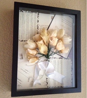 Preserved wedding flowers