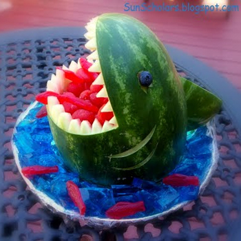 shark watermelon