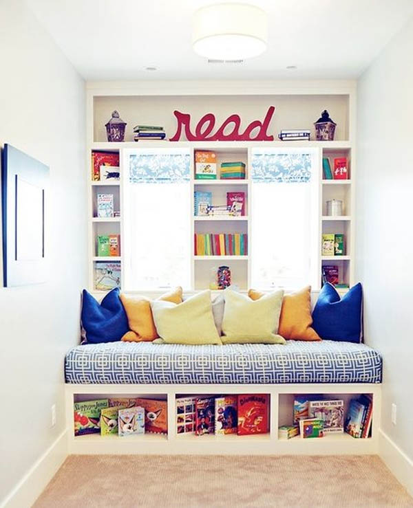 The favorite spot in the house for little book lovers.