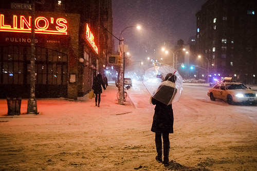 Snowstorm in NYC