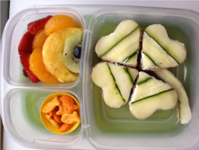 St Patricks Day Kid Lunch Bento Box