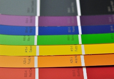 Inexpensive Art: Paint Chips