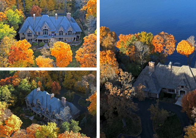 This magnificent property located in Minnetrista, MN on the shores of Lake Minnetonka. Listed by Philip Peterson of Coldwell Banker Burnet, this home sits on 2.85 wooded acres with stunning golden fall views.