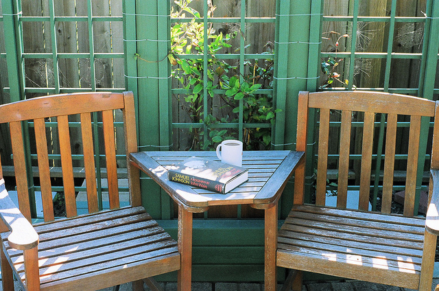 Wooden Deck Furniture - Flickr/Michael Fraley 