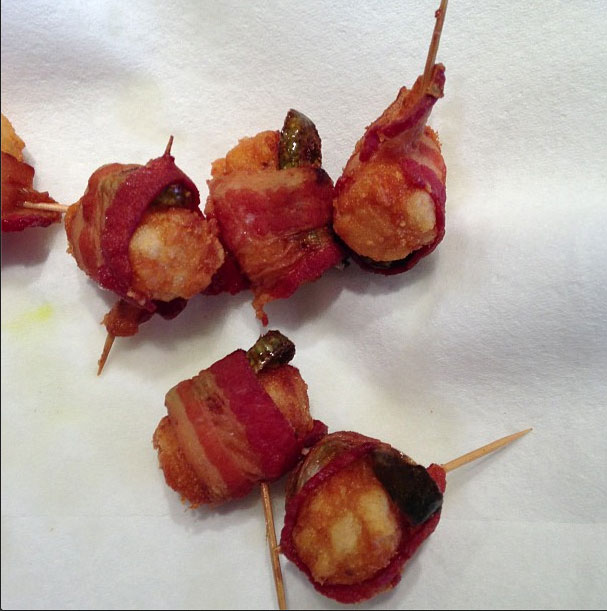 Jalepeno wrapped bacon