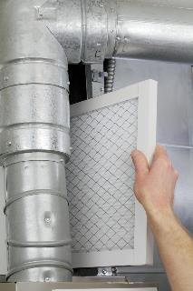 Replacing a furnace filter