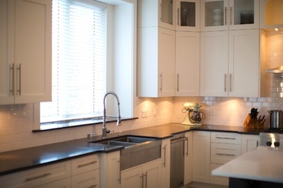 How to Create the Perfect All White Kitchen: Selecting Counters