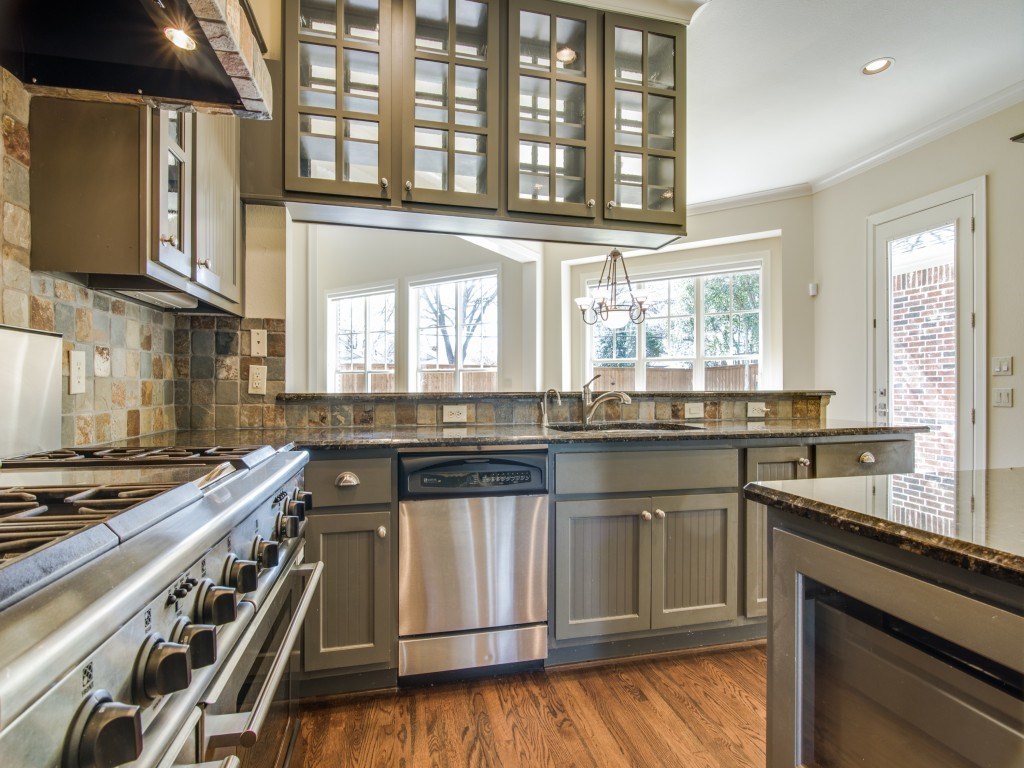 A cfraftsman inspired kitchen in Dallas.