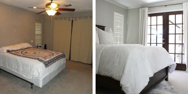 Master Bedroom Before & After